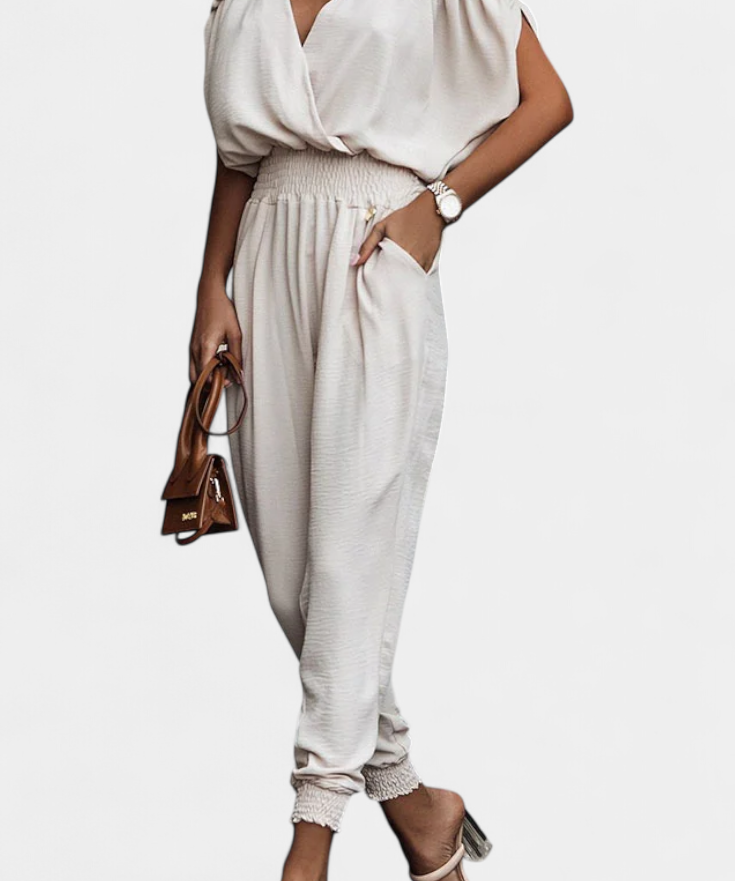 Combinaison "Astrid" – Épaules dénudées, esprit casual