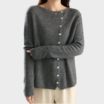 Vest "Vera" – Gebreid met Knopen