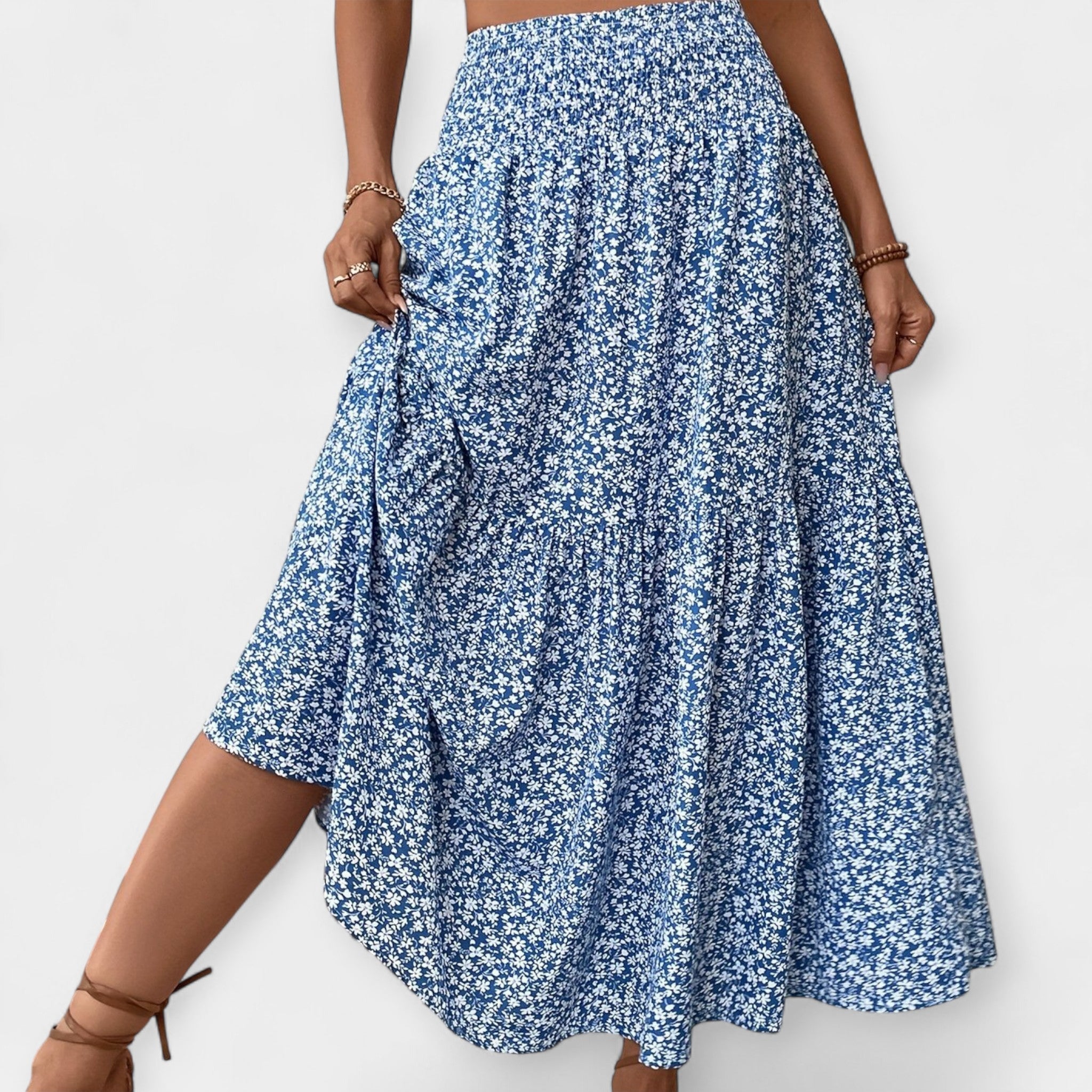 Jupe à fleurs – Taille élastique