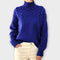 Pull "Eva" – Maille Torsadée à Col Montant