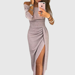 Robe Longue "Elsa" – Dos Nu Licou