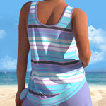 Tankini "Heidi" – U-Hals & Strepen
