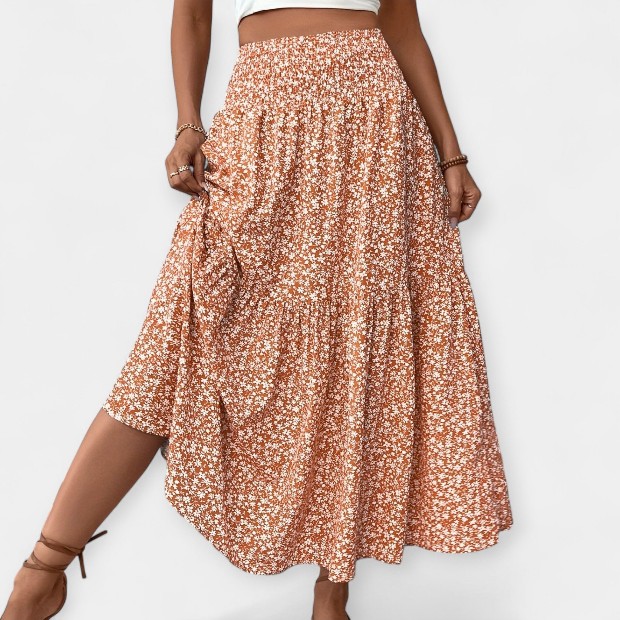 Bloemenrok – Elastische Taille