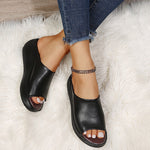 Orthopedische Plateausandalen "Heidi" – Slip-On
