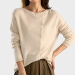 Vest "Vera" – Gebreid met Knopen