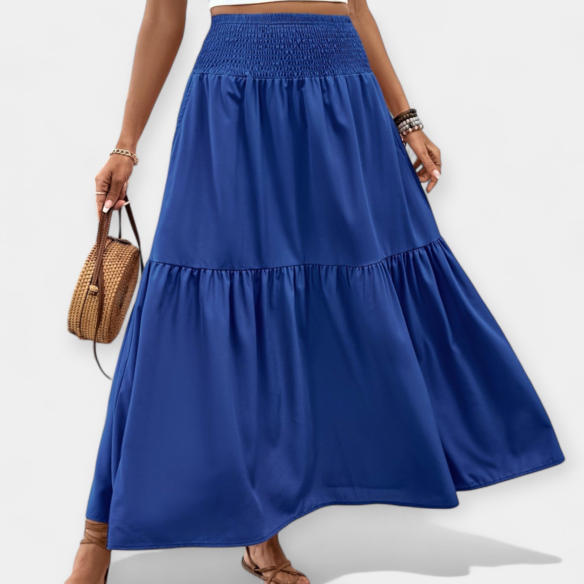 Jupe à fleurs – Taille élastique