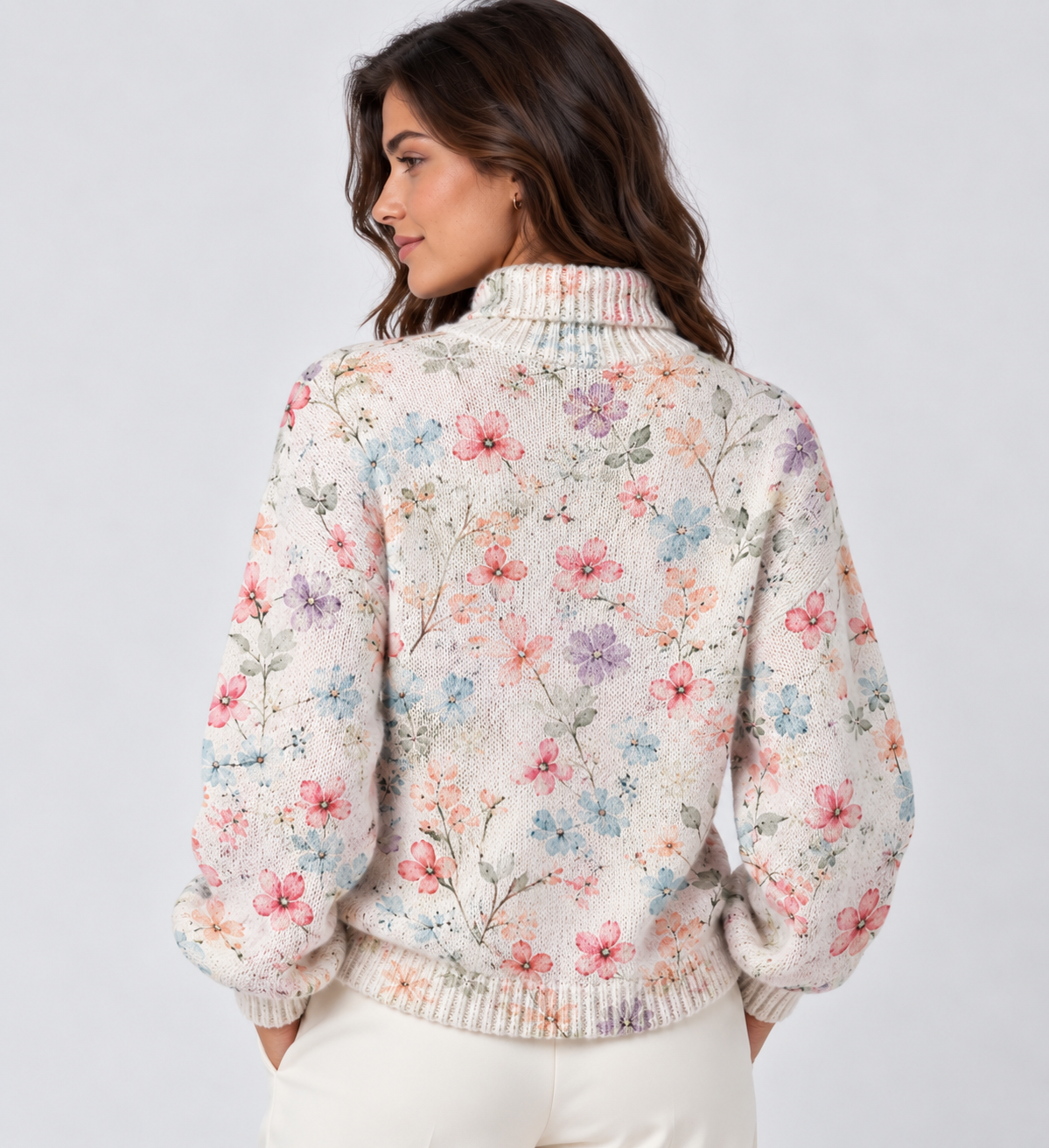 Gebreide Top "Helena" – Kunstzinnig Motief