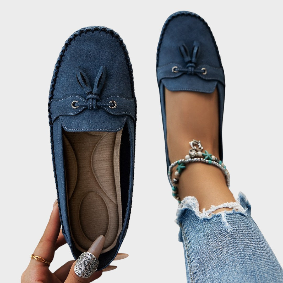 Mocassins confort "Margarethe" – Nœud vintage