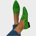 Mocassins "Vera" – Daim coloré