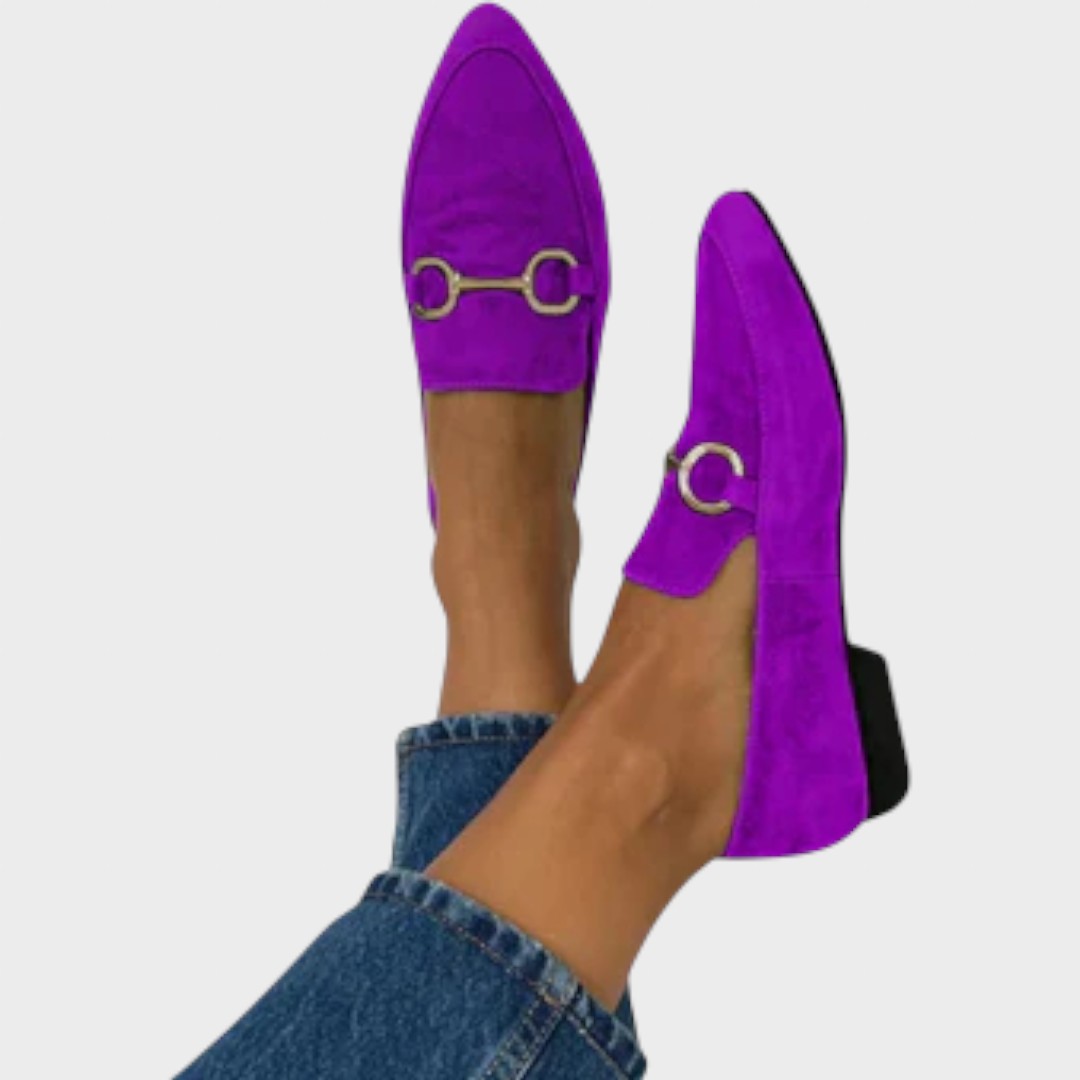 Mocassins "Vera" – Daim coloré