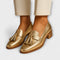 Mocassins "Inge" – Dorés à pompons