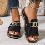 Sandalen "Franziska" – Gouden Gesp