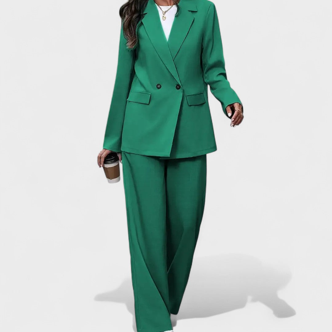 Ensemble "Micaela" – Blazer & pantalon fluide