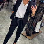 Ensemble "Adriana" – Blazer souple & pantalon