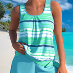 Tankini "Heidi" – U-Hals & Strepen