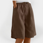 Linnen Short met Zakken