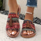 Ergonomische Sandalen "Kathrin" – Boho Kwastjes