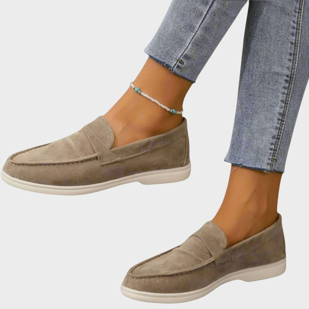 Mocassins confort "Lea" – Aspect daim