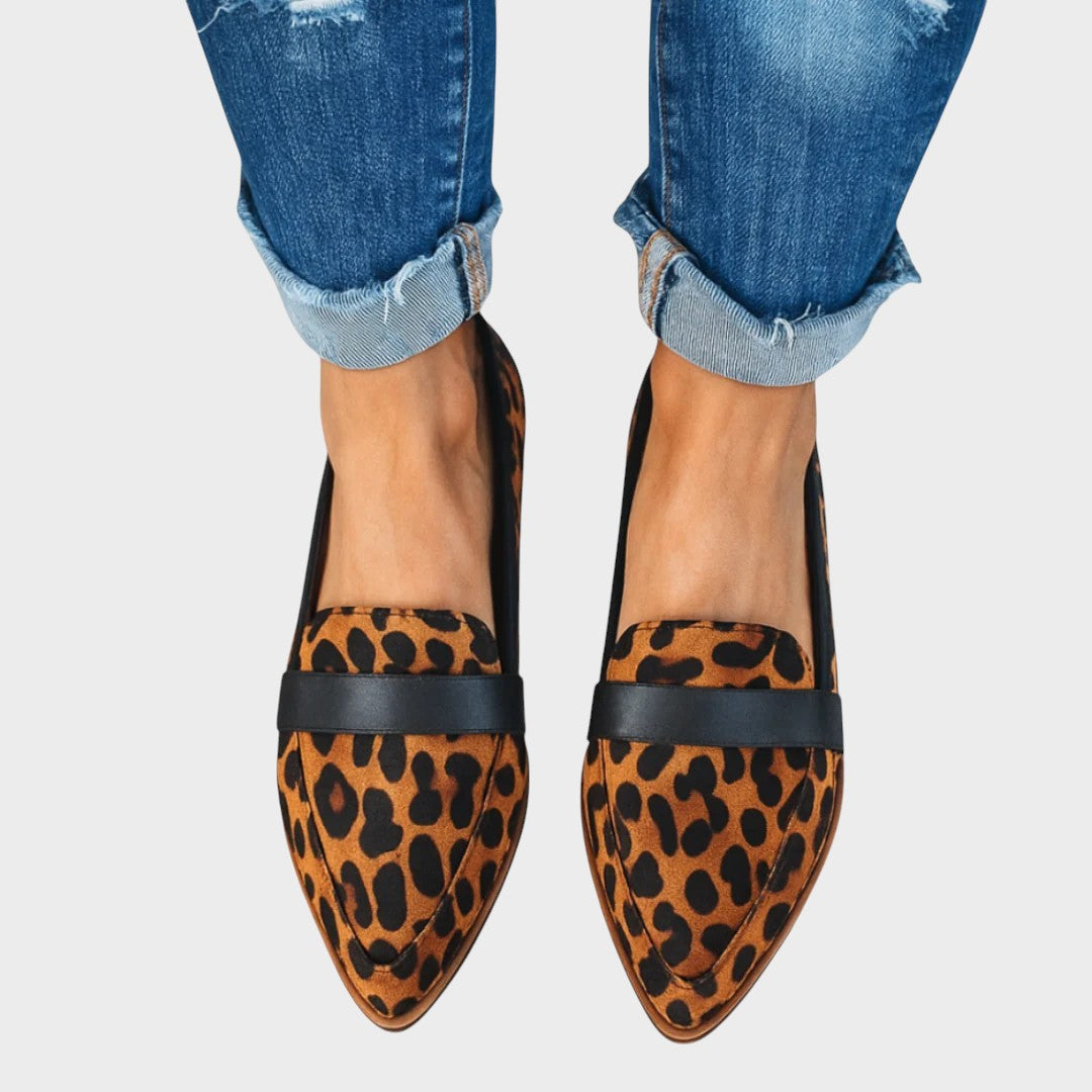 Mocassins "Annemarie" – Pointus aspect daim