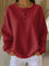 Pull gaufré "Elke" – Boutons henley