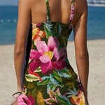 Tankini "Kerstin" – Imprimé floral avec shorty