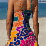 Tankini "Kerstin" – Imprimé floral avec shorty