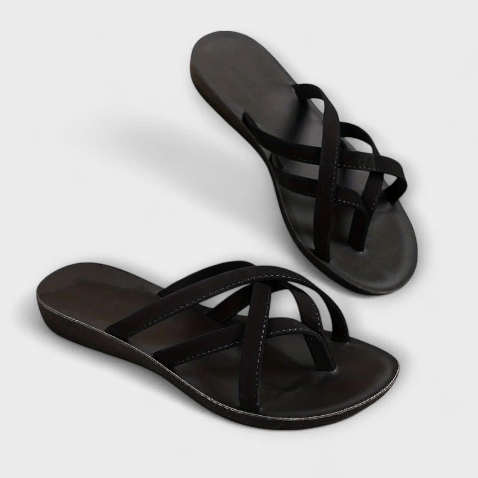 Sandalen "Eva" – Kleurrijk met Kant