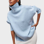 Pull "Katrin" – Oversize à Col Montant