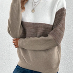 Pull "Sophie" – Manches Longues & Épaules Tombantes