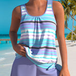 Tankini "Heidi" – U-Hals & Strepen