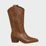 Cowboylaarzen – Leer met Verenborduursel
