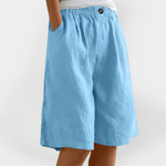 Linnen Short met Zakken
