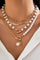 Collier multirang – Perles et or