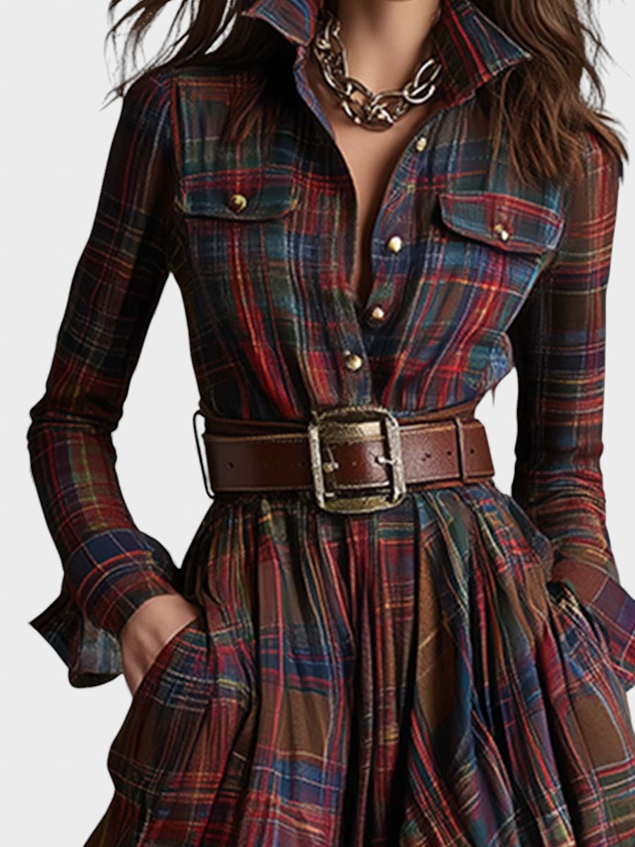 Robe Chemise "Stefanie" – Classique & Élégante
