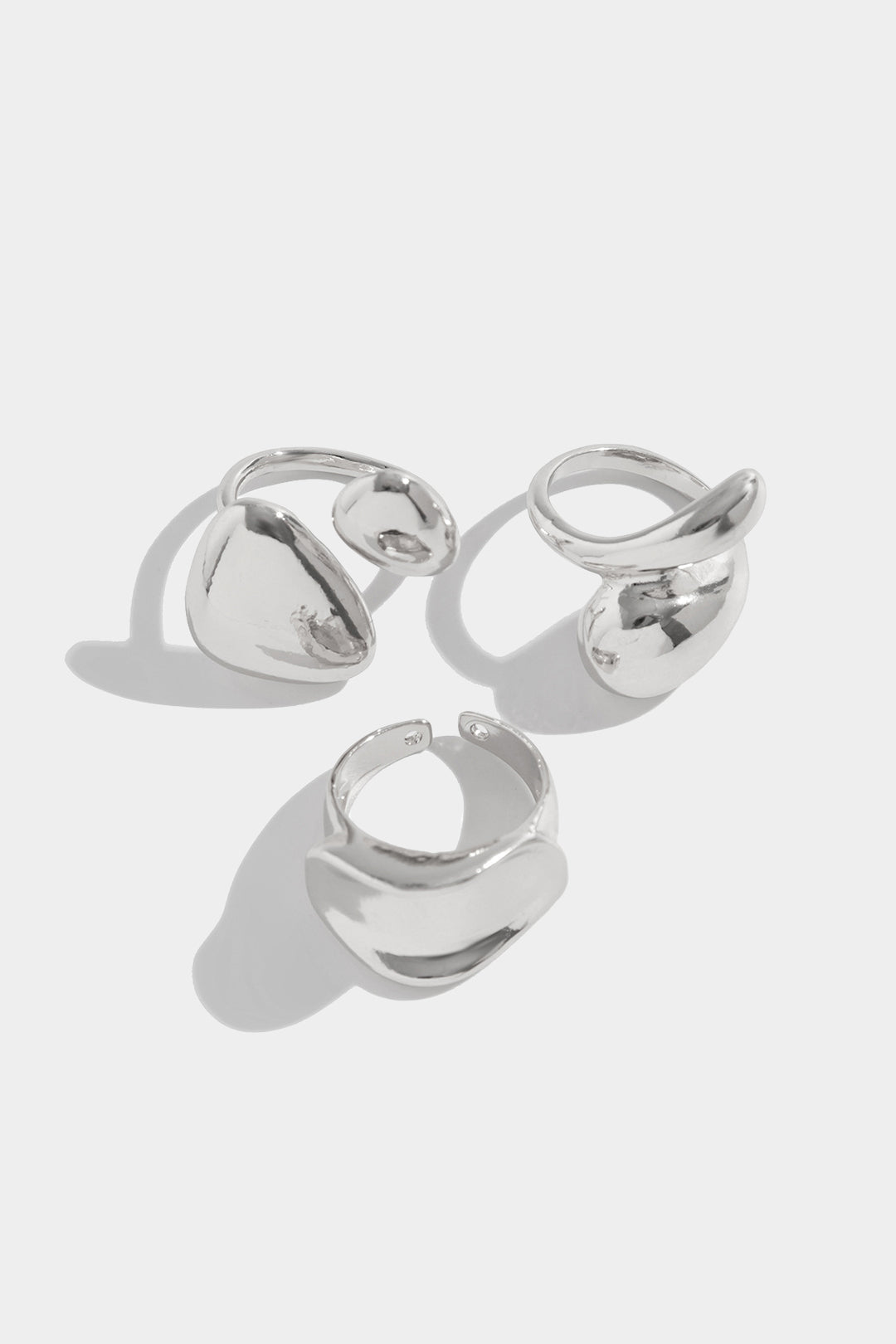 Set de bagues – Bagues irrégulières en métal
