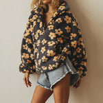 Pull Sherpa "Magdalena" – Fleurs Bohème