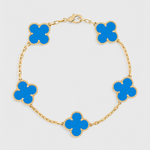 Bracelet – Motif trèfle doré