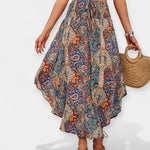 Midirok met Bloemenprint – Hoge Taille