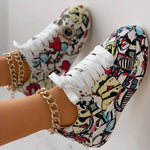 Baskets "Veronika" – Graffiti avec amorti