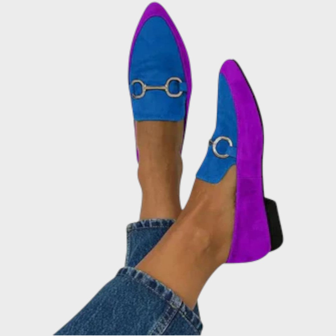 Mocassins "Vera" – Daim coloré