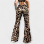 Bootcut Broek "Maja" – Luipaardprint