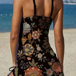 Tankini "Kerstin" – Imprimé floral avec shorty