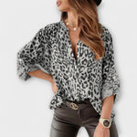 Blouse "Regina" – Luipaardprint