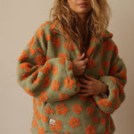Fleece Top "Ella" – Bloemenmotief