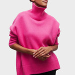 Pull "Katrin" – Oversize à Col Montant