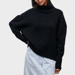 Pull "Katrin" – Oversize à Col Montant