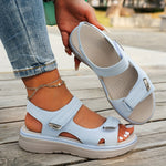 Comfortsandalen "Lisa" – Leer & Klittenband
