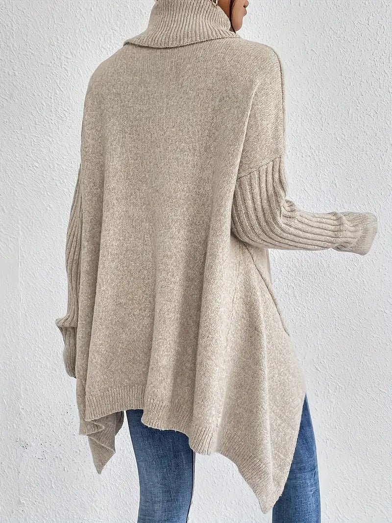 Pull Long "Lotte" – Col Montant