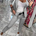 Ensemble "Adriana" – Blazer souple & pantalon