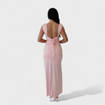 Robe "Carolin" – Dos ouvert à nœud